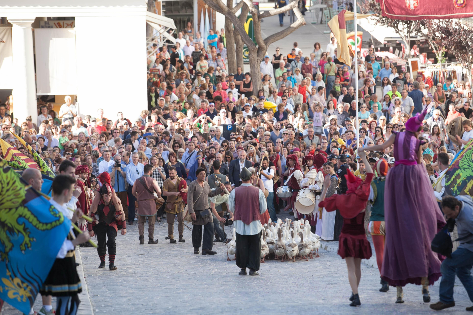 Edición de 2015 de la Feria Medieval de Ibiza.