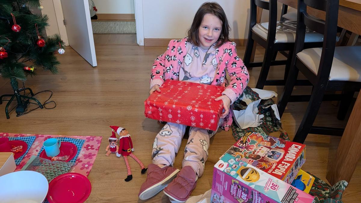 La compostelana Lua Otero abre sus relagos en el Día de Reyes