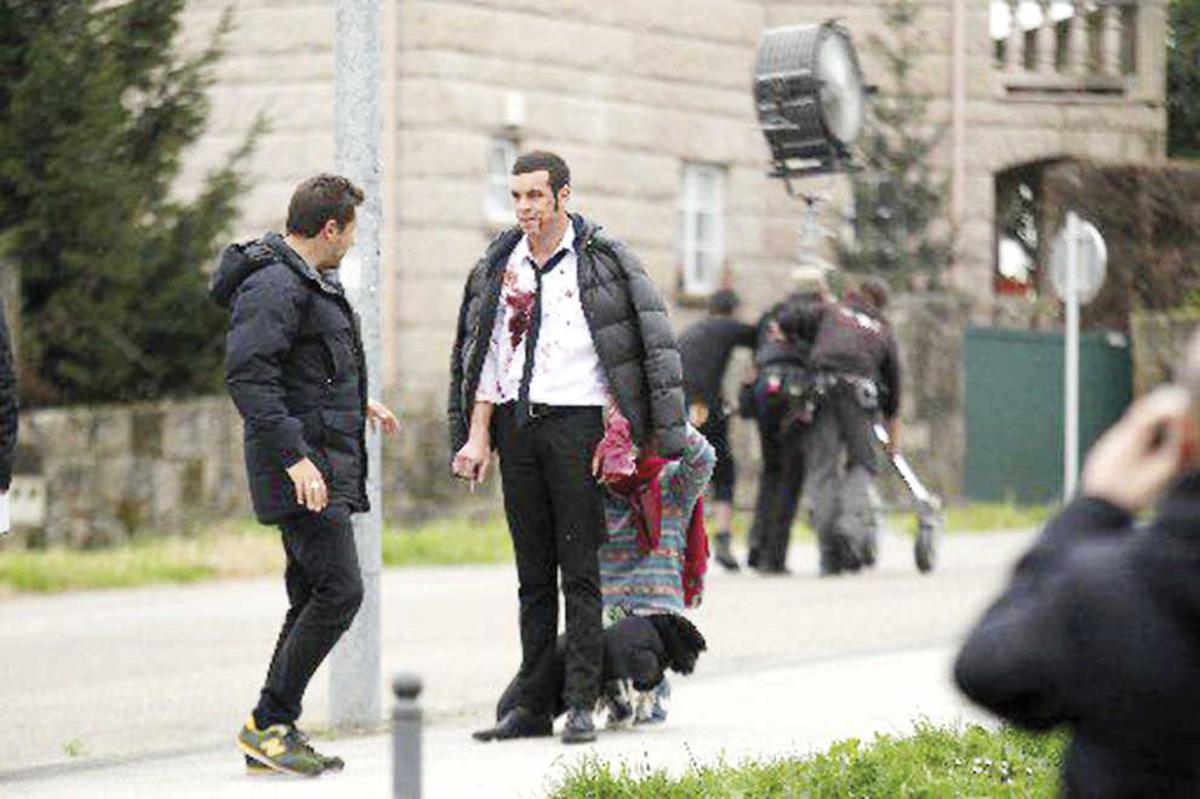 Luis Tosar y Mario Casas ruedan "Toro" en Vigo