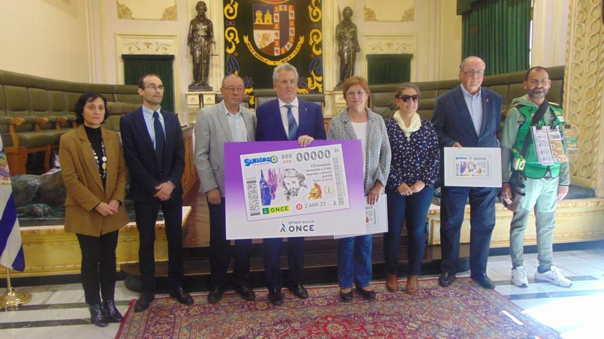 El Cristo Amarrado a la Columna de Jumilla protagoniza el cupón de la ONCE del Domingo de Ramos