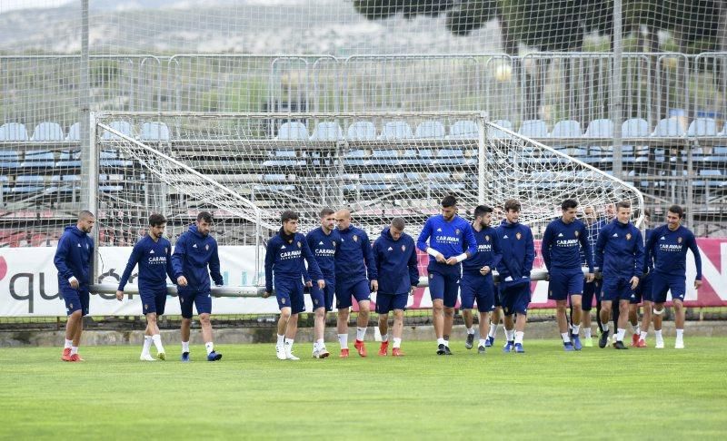 El Zaragoza se entrena