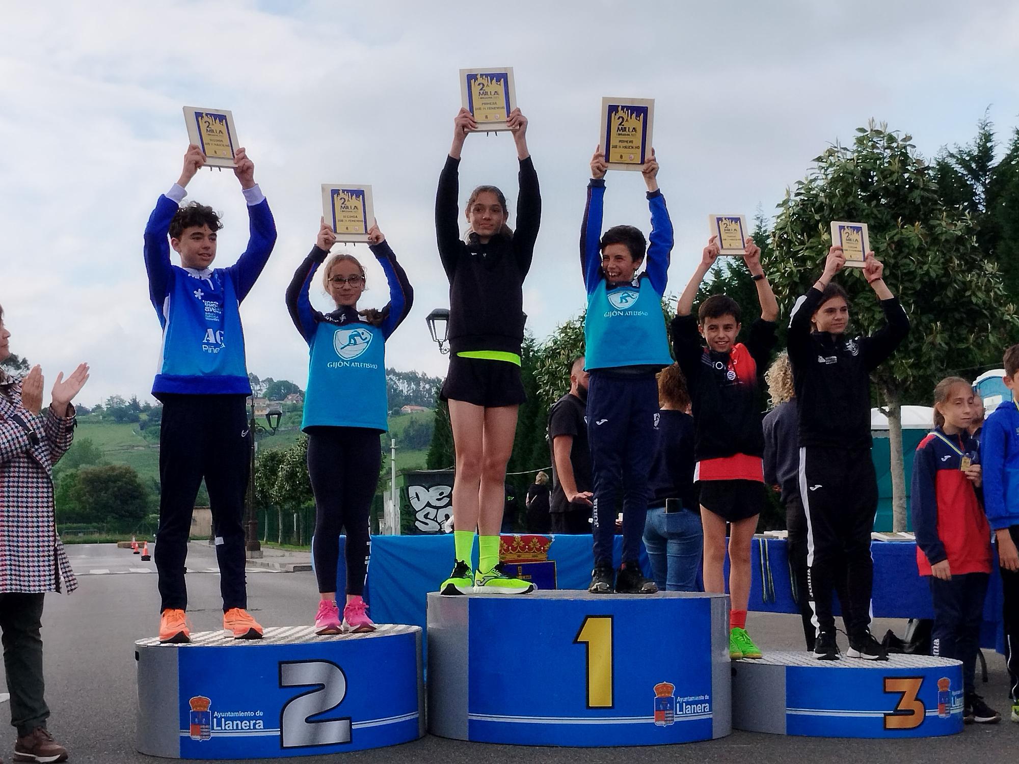 Así fue la II Milla Urbana de Llanera, todas las salidas y podiums