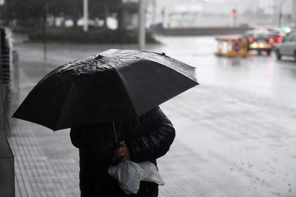 La costa de A Coruña, en alerta naranja