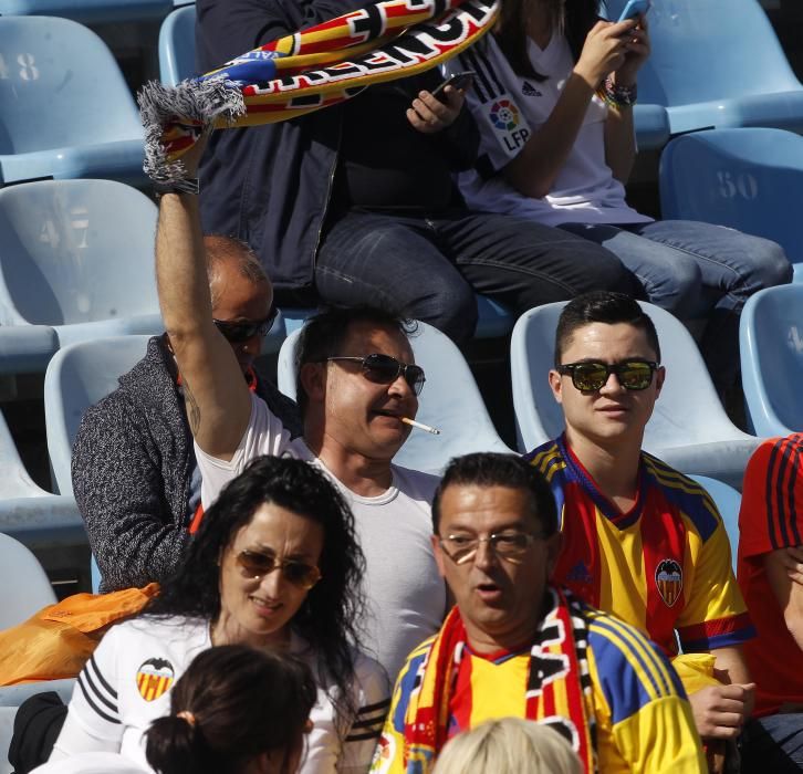 La afición del Valencia no falla en Getafe