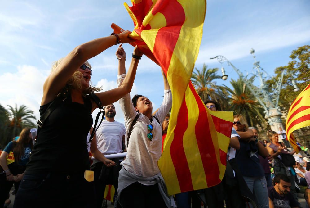 Les millors fotos de la compareixença de Puigdemont