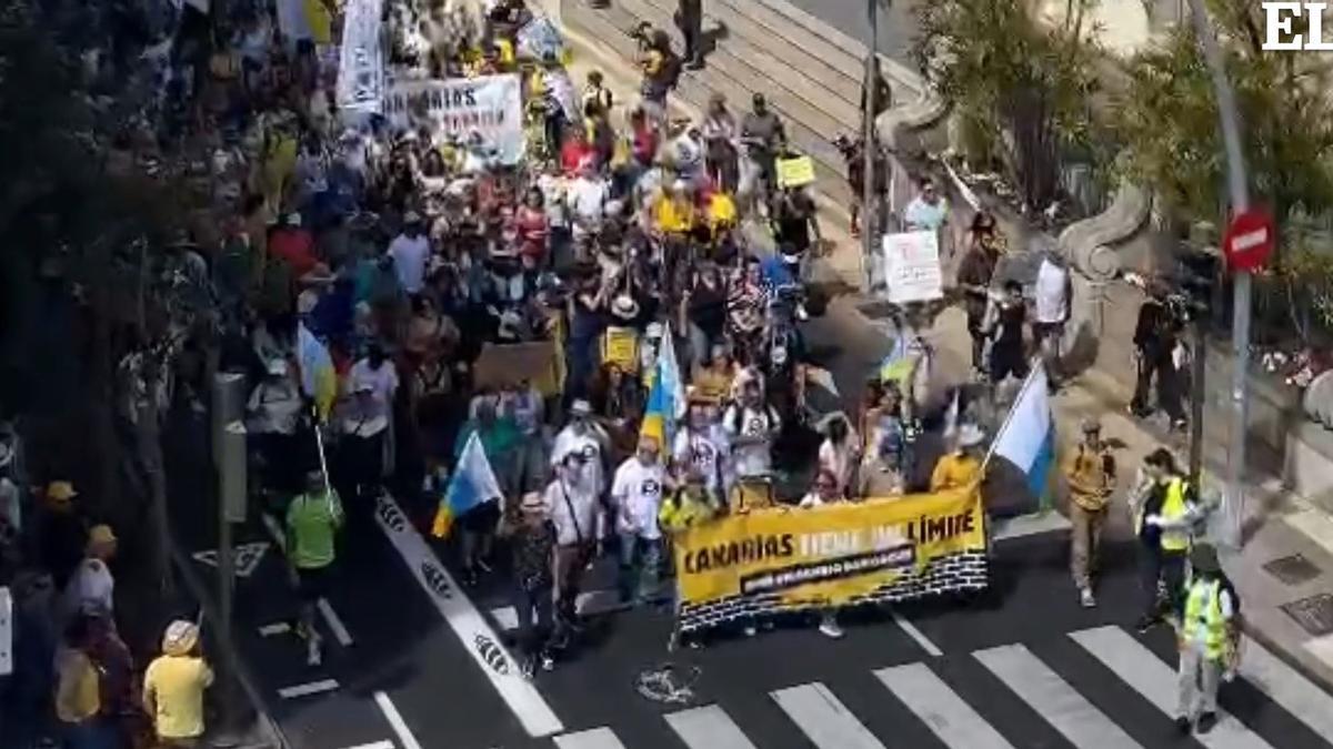 Manifestación del 18M en Tenerife