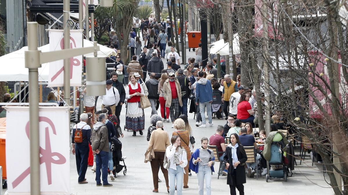 Ambiente en Vigo este lunes