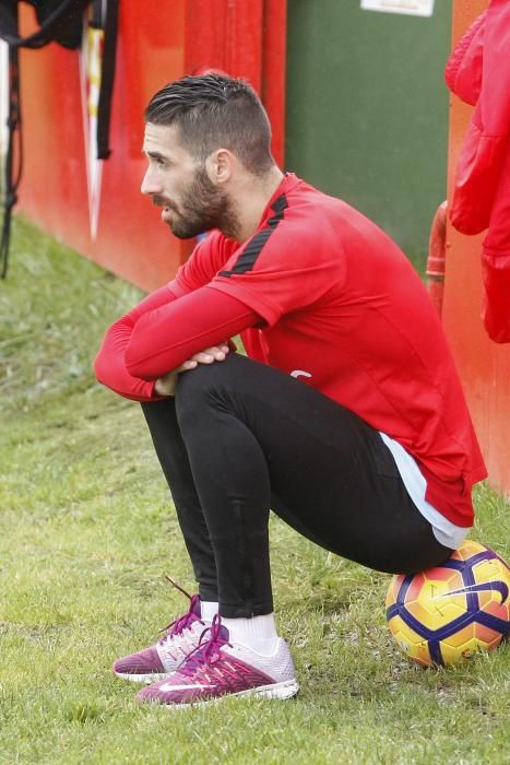 Entrenamiento del Sporting (sábado 5 de noviembre)