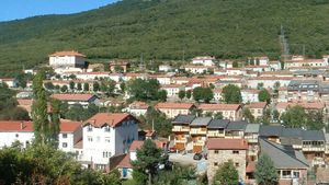 Vista panorámica de Barruelo de Santullán, en la montaña palentina.