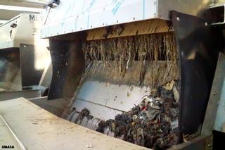 Las toallitas suponen la mitad de los residuos recogidos en las aguas residuales de Málaga