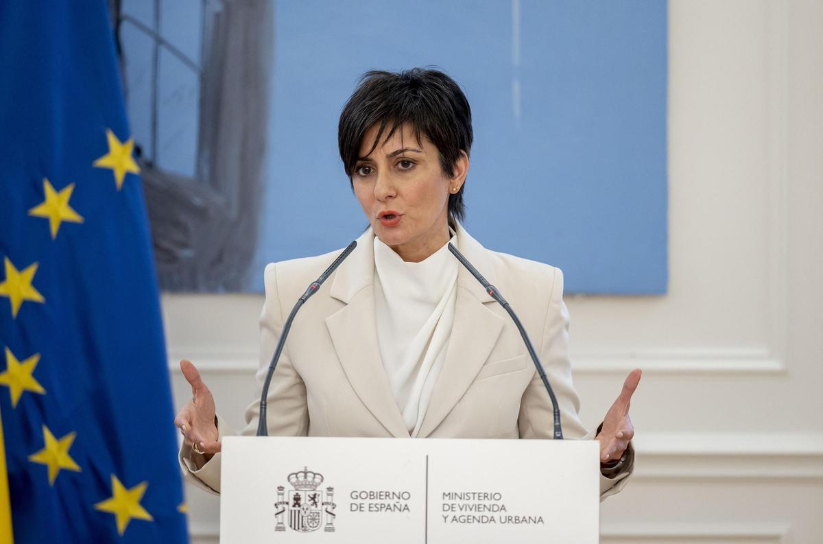 La ministra de Vivienda y Agenda Urbana, Isabel Rodríguez.