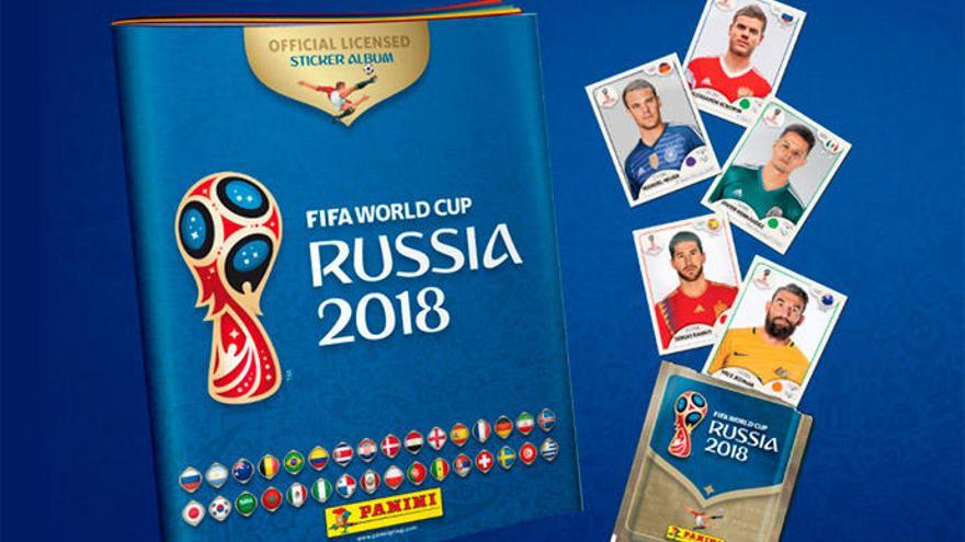 Álbum de cromos del Mundial 2018. // Panini