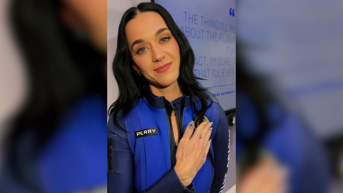 Katy Perry emocionada, minutos antes de viajar al espacio: "Es histórico, la primera vez que solo viajan mujeres al espacio"