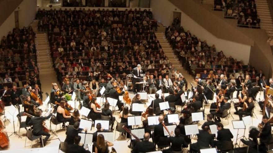 Imagen de la Orquesta Sinfónica de Torrevieja en el Auditorio