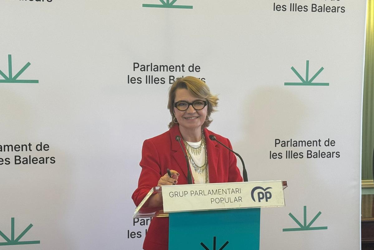 La portavoz adjunta del PP en el Parlament, Marga Durán,