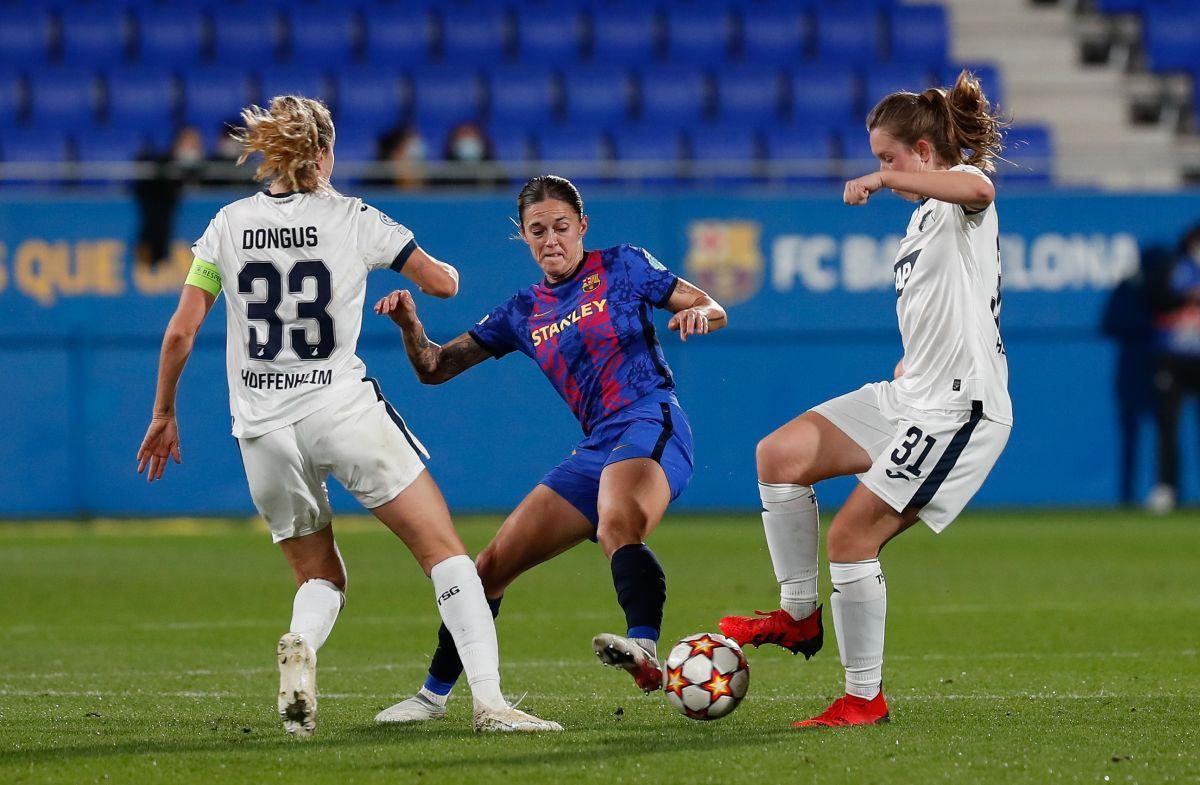 El FC Barcelona Femenino ganó al TSG 1899 Hoffenheim por 4-0 en el partido de la UEFA Women's Champions League disputado en el Estadi Johan Cruyff el 10/11/2021 El FC Barcelona Femenino ganó al TSG 1899 Hoffenheim por 4-0 en el partido de la UEFA Women's Champions League disputado en el Estadi Johan Cruyff el 10/11/2021