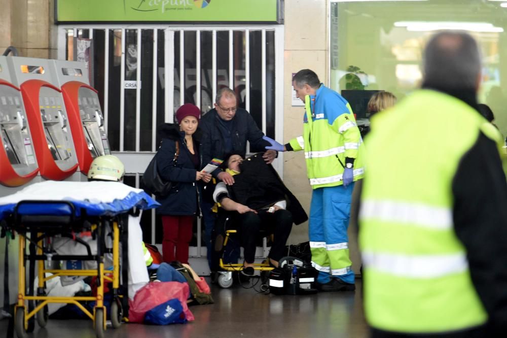 Las imágenes del accidente de tren de Cercanías en Alcalá de Henares