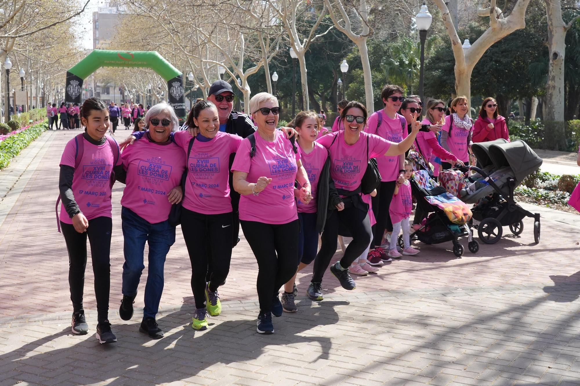 Todas las imágenes de la XVIII 'Cursa de les Dones' de Castelló