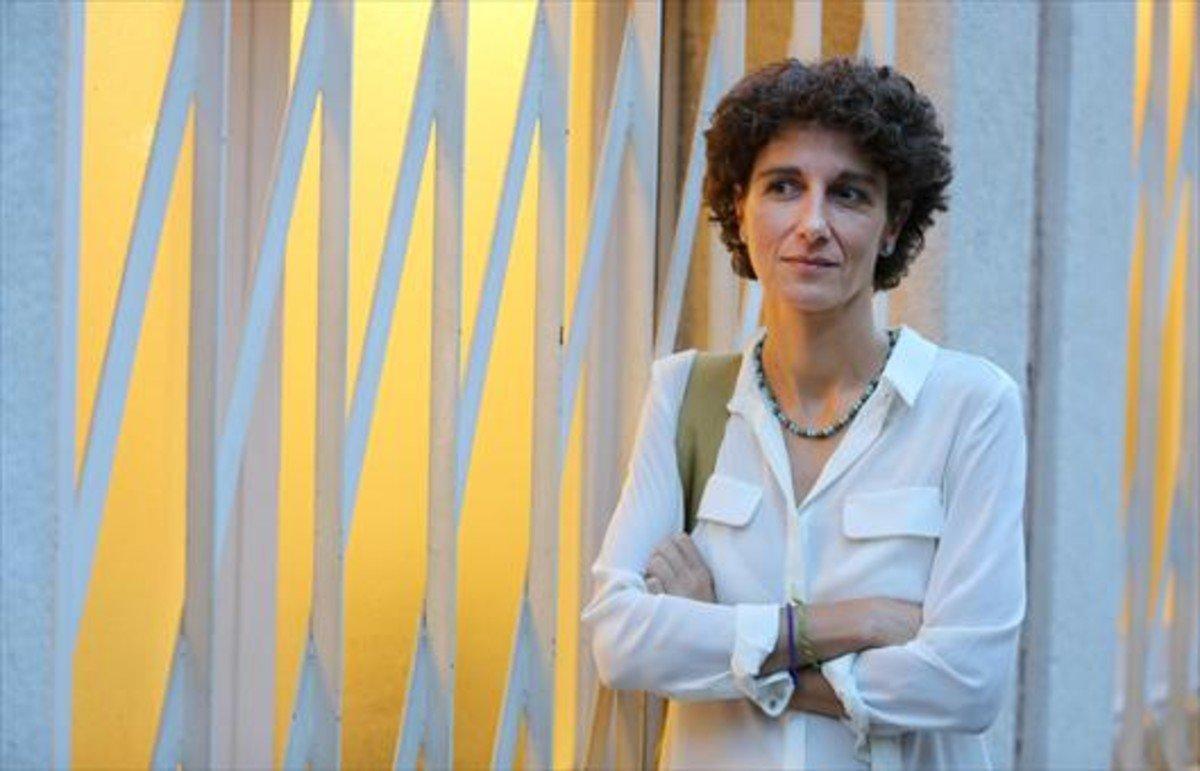 La filòsofa Marina Garcés,al barri de Gràcia,dimecres passat.