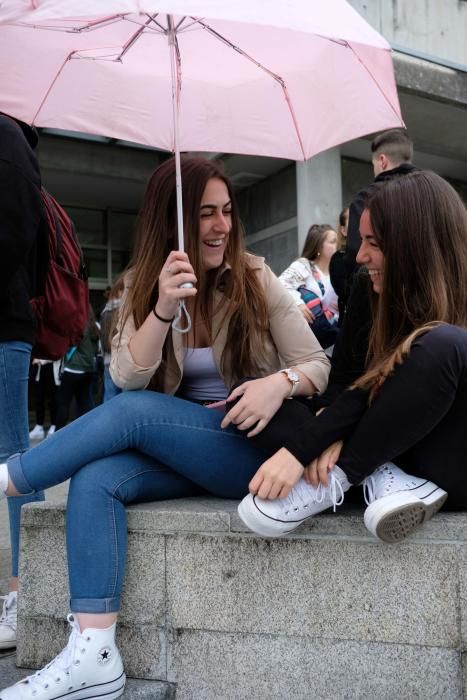 Ebau 2019 en Asturias: primer día de exámenes de selectividad en Mieres