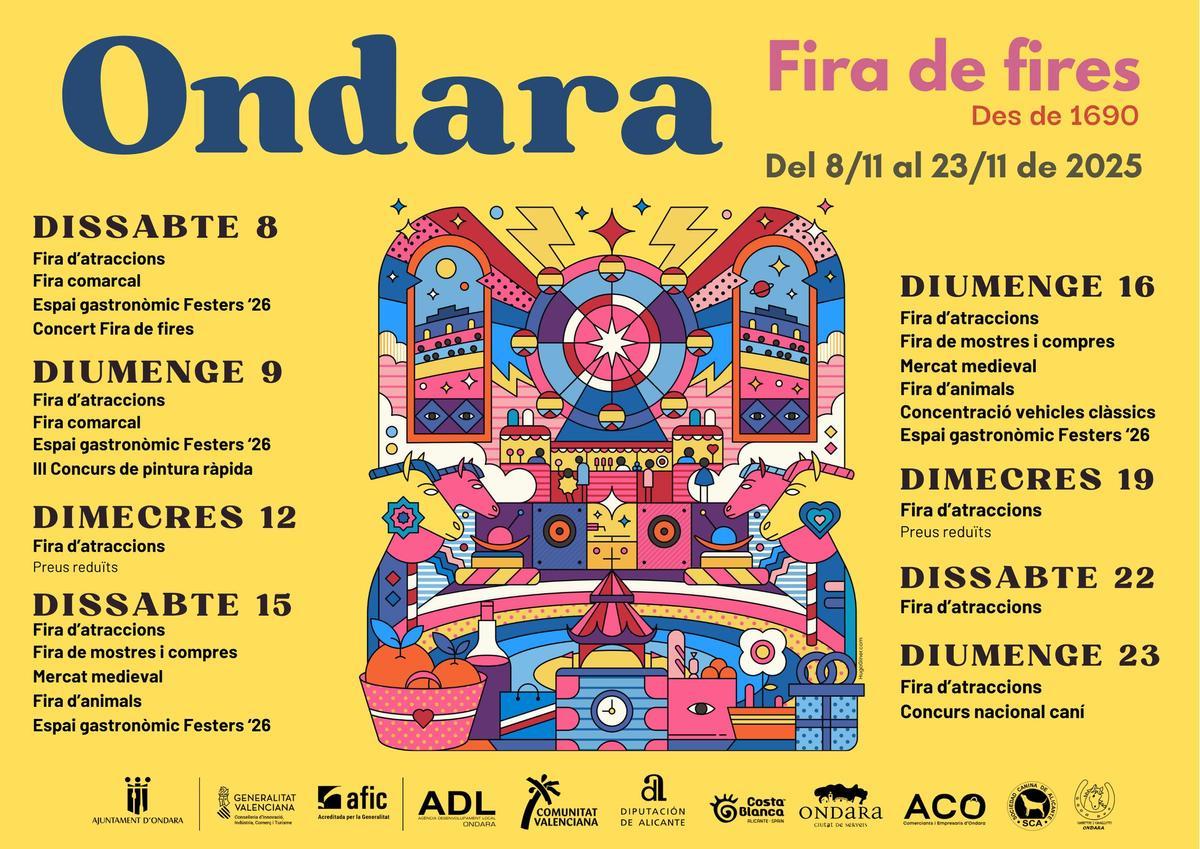 Programación oficial de la Fira de Fires