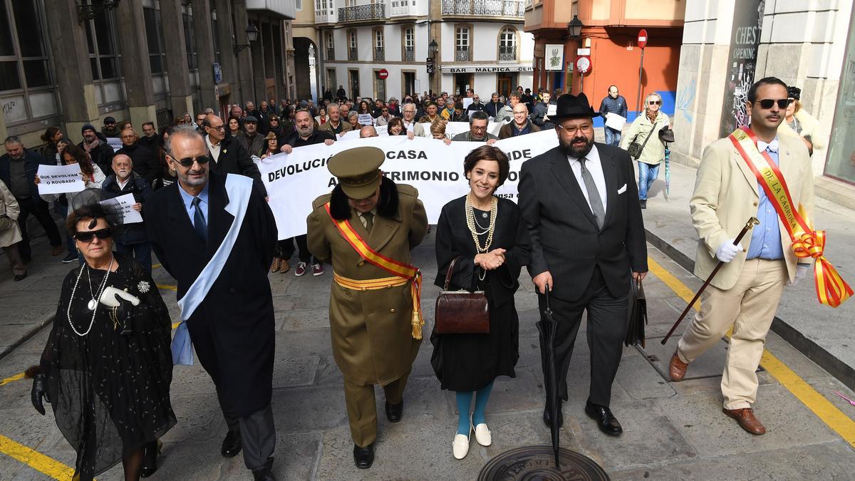 Marcha por la devolución de la Casa Cornide.