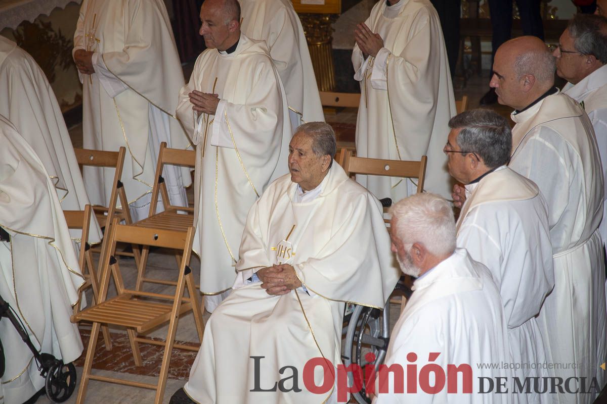 Los sacerdotes celebran la fiesta de san Juan de Ávila peregrinando a Caravaca de la Cruz