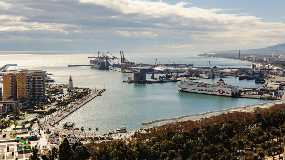 Vista del puerto de Málaga. | LA OPINIÓN