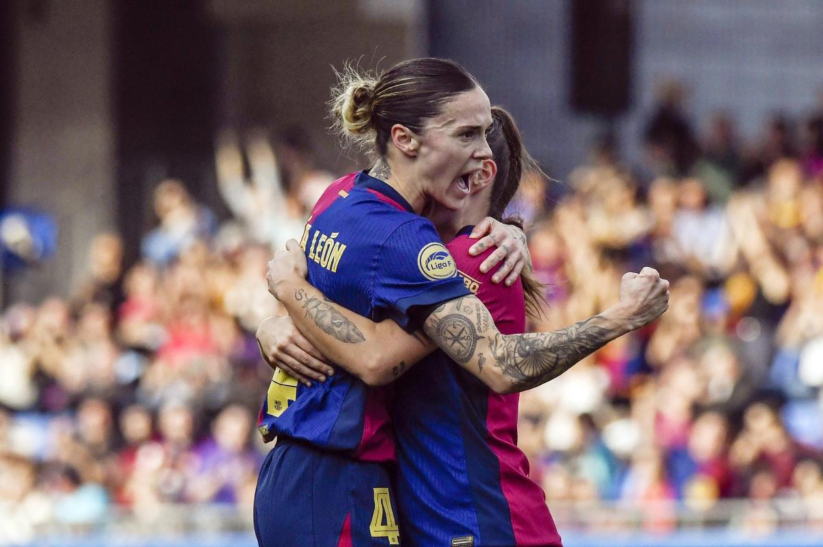Mapi León se reivindica en la goleada del Barça al Madrid CFF (5-1)