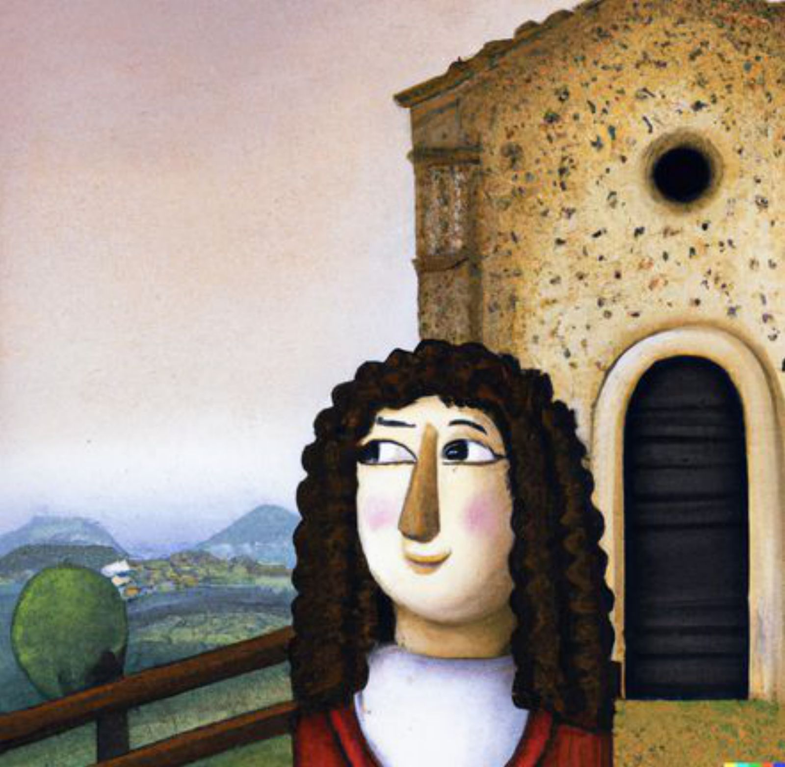 Mafalda en la iglesia de Santa María del Naranco.