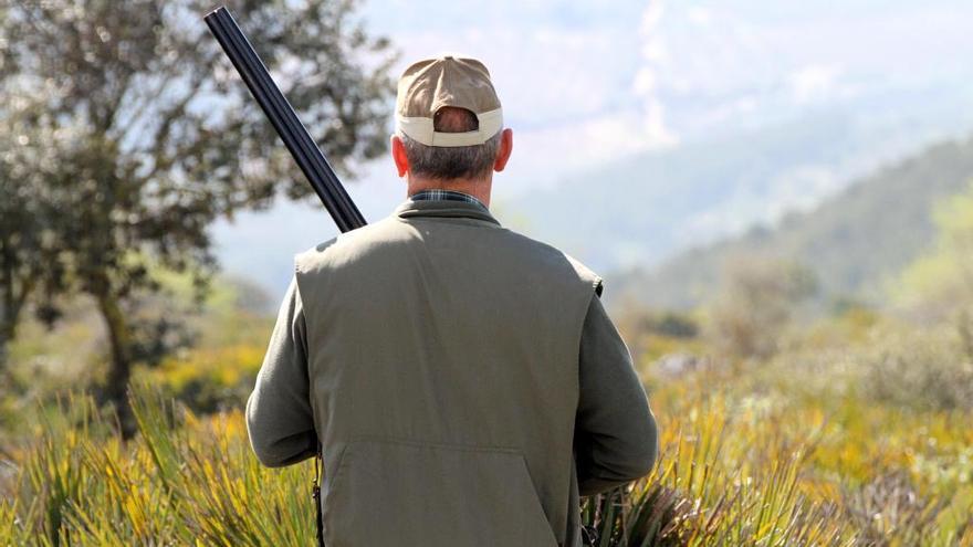 Un cazador otea el horizonte.