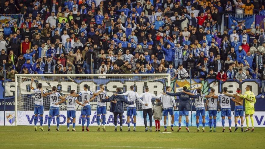 El Málaga CF consiguió la victoria en La Rosaleda frente a la afición blanquiazul el pasado 21 de noviembre contra la UD Las Palmas (2-1). | MÁLAGA CF