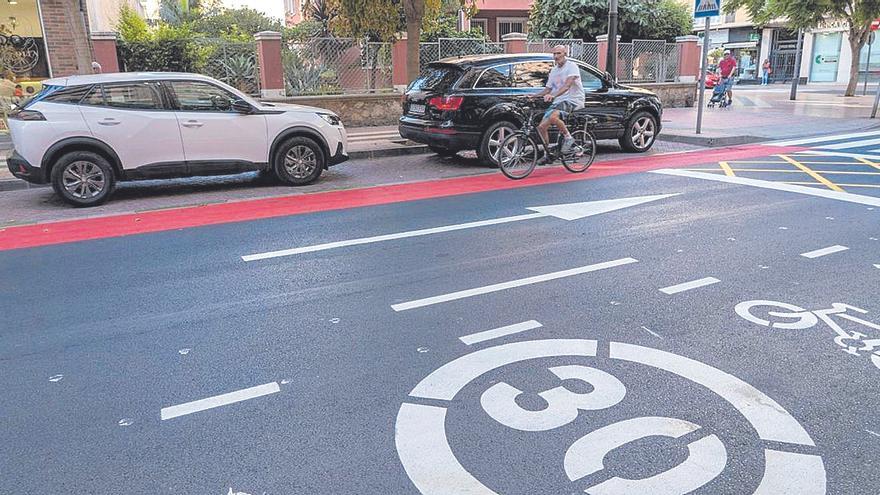 Más de un millón para carriles bici en Cartagena