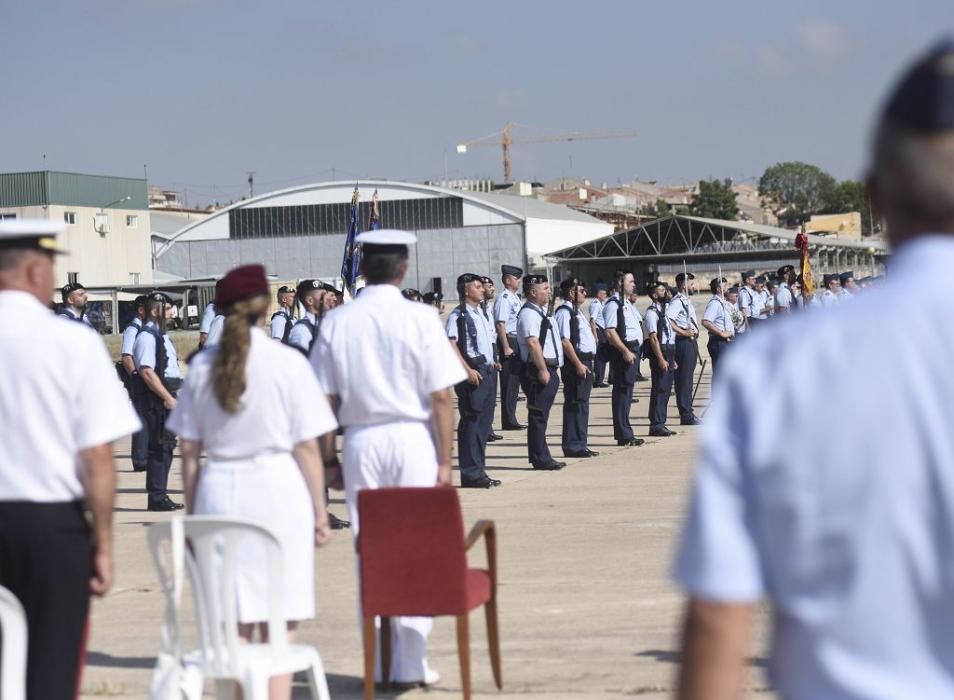 Acto de relevo de mando de la Base Aérea de Alcantarilla