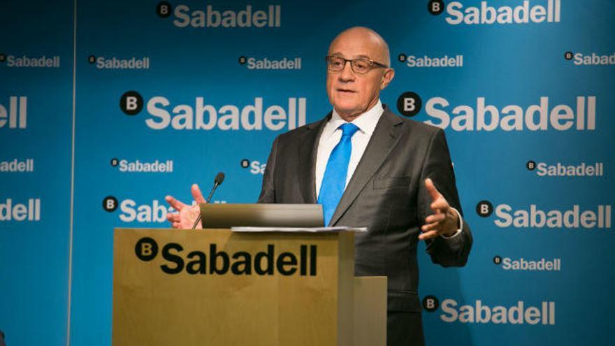 Josep Oliu, presidente del Banco Sabadell