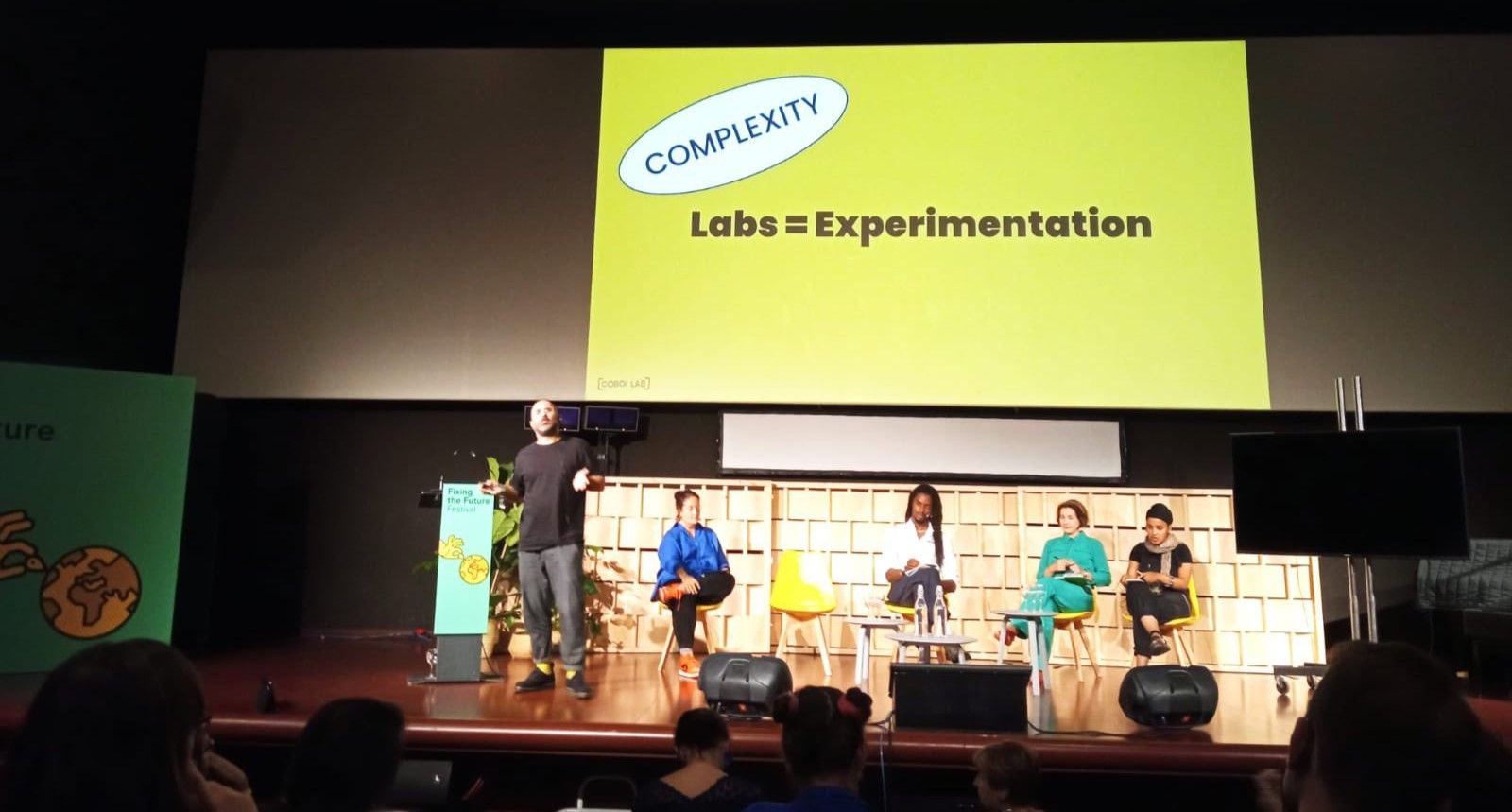 Coboi Lab en el festival Fixing the Future