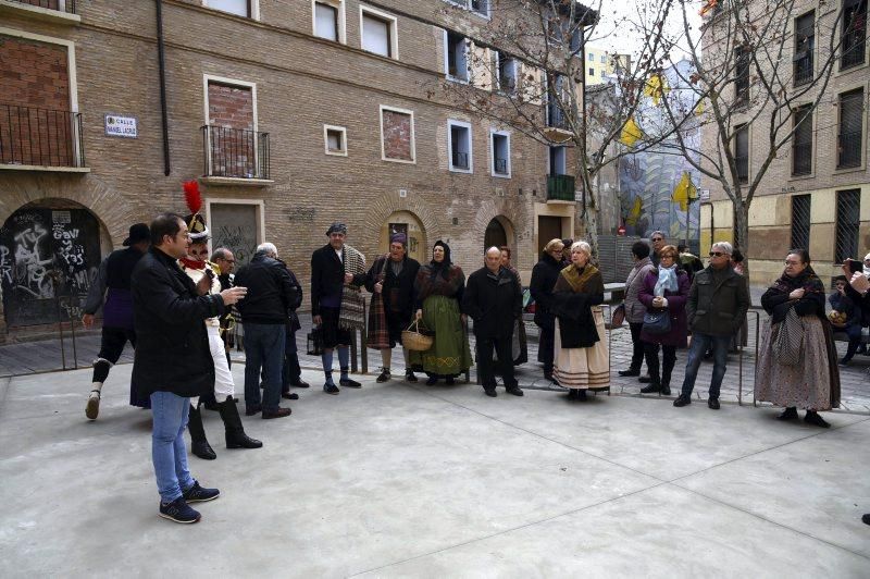 Inauguración de una nueva plaza en el Arrabal