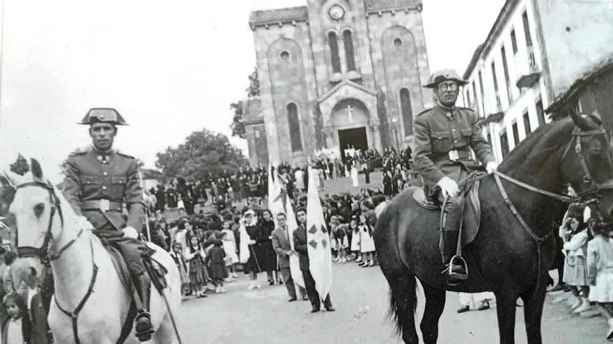 A presenza da Garda Civil no municipio de Lalín