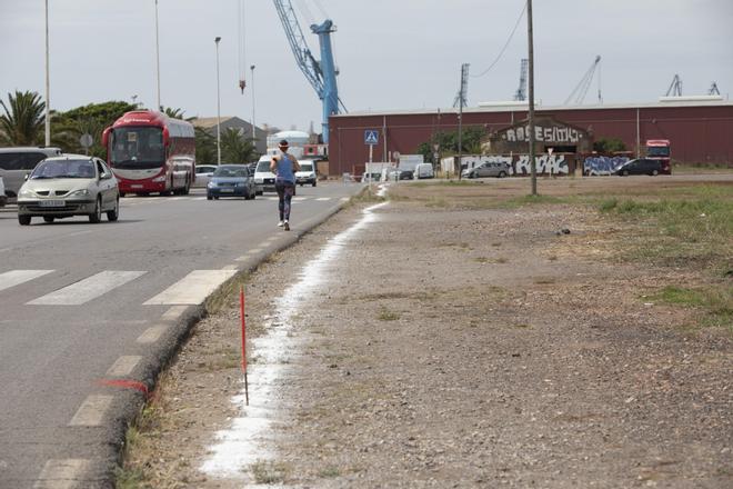 Prosagunsa inicia el vallado del Malecón del Port de Sagunt y planea impedir el paso de vehículos