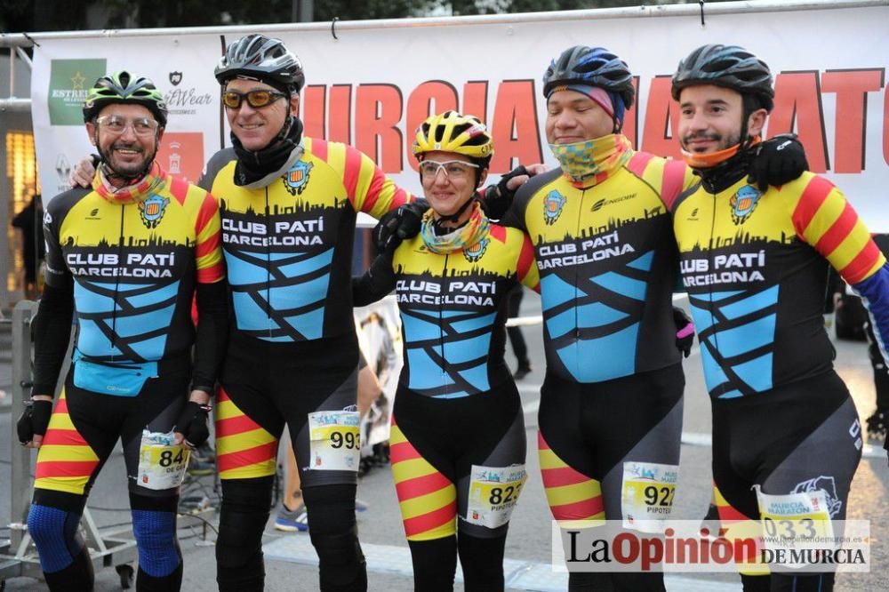 Murcia Maratón. Salida patinadores