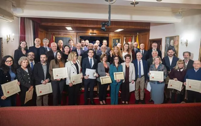 Acto institucional de la Real Sociedad Económica de Amigos del País de Gran Canaria (RSEAPGC)