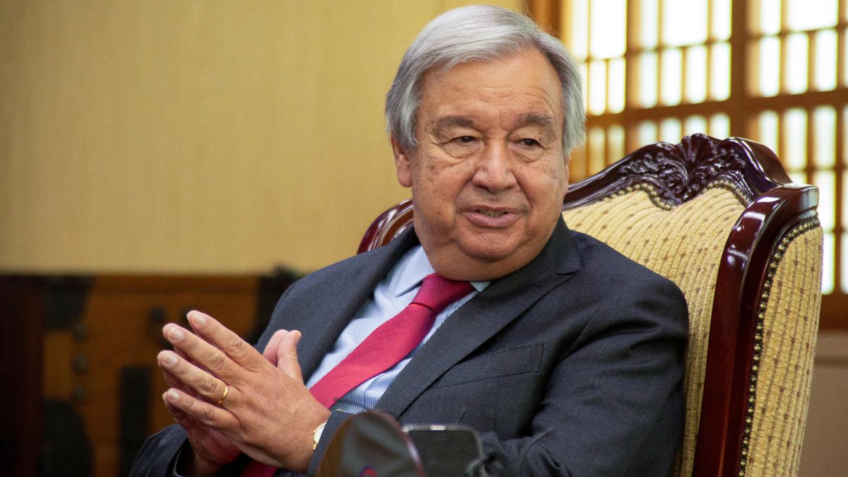 António Guterres, secretario general de la ONU.