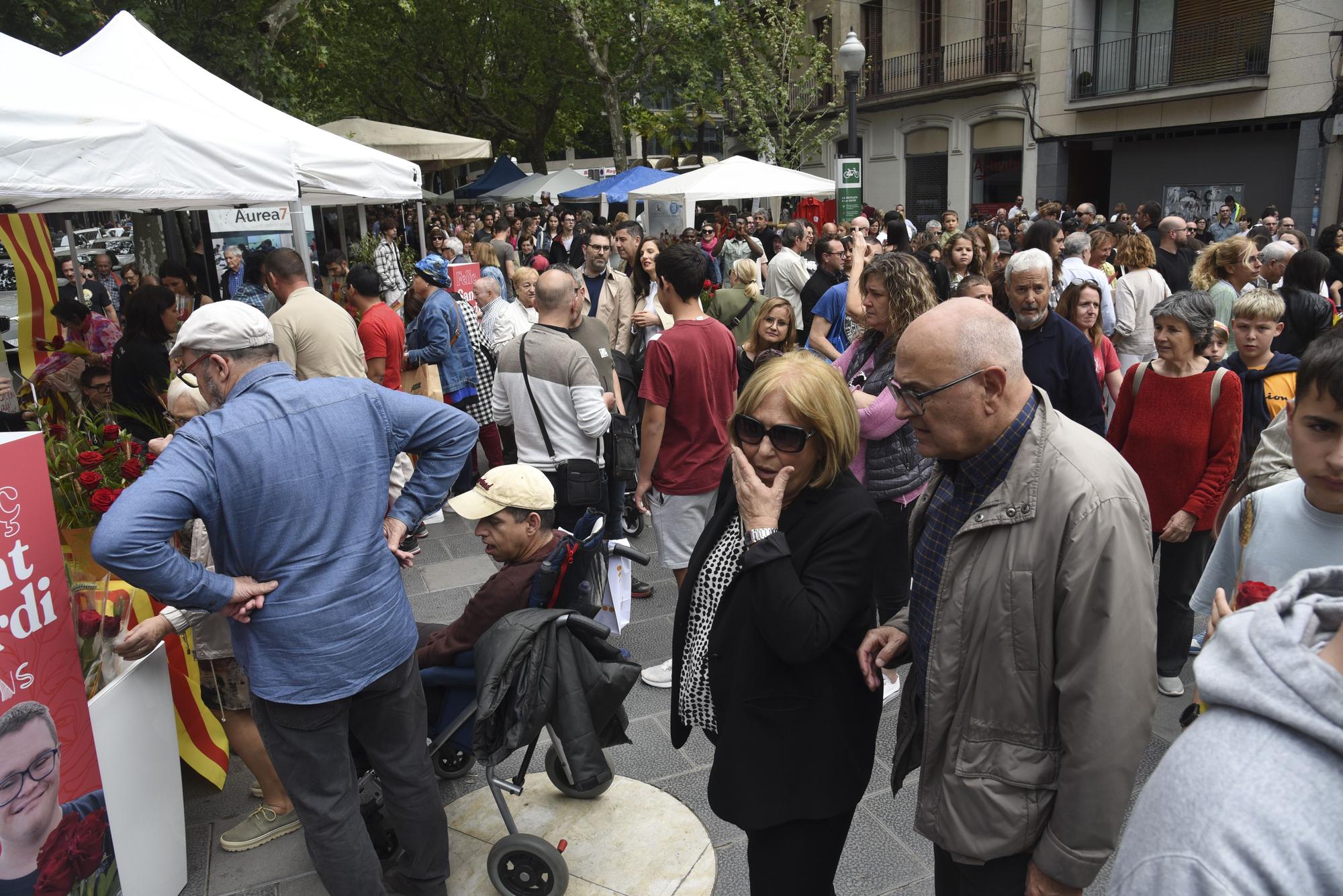 La diada de Sant Jordi 2023, a Manresa