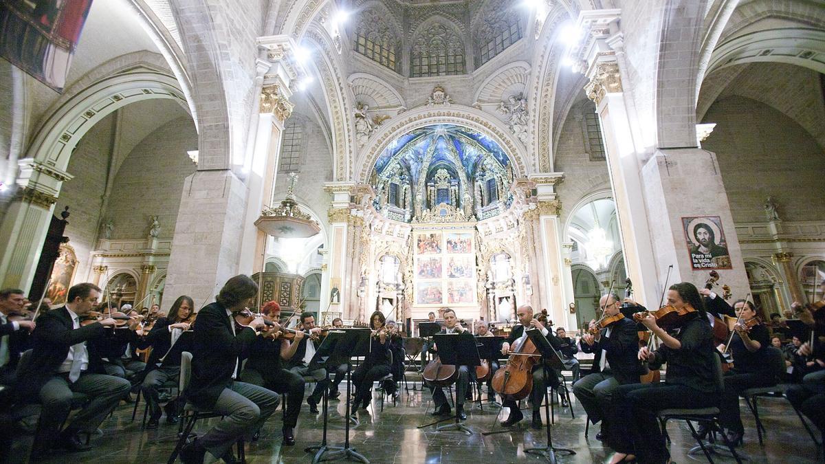 L'Orquestra &quot;sona&quot; de manera molt especial a la catedral