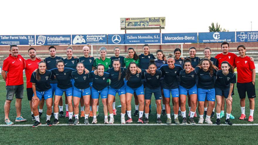 Les futbolistes del primer equip femení del CF Igualada preparen la tornada a les competicions d’àmbit estatal
