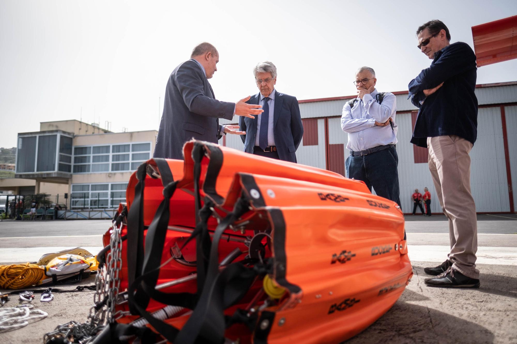 Presentación del nuevo modelo de helicópteros del Gobierno de Canarias