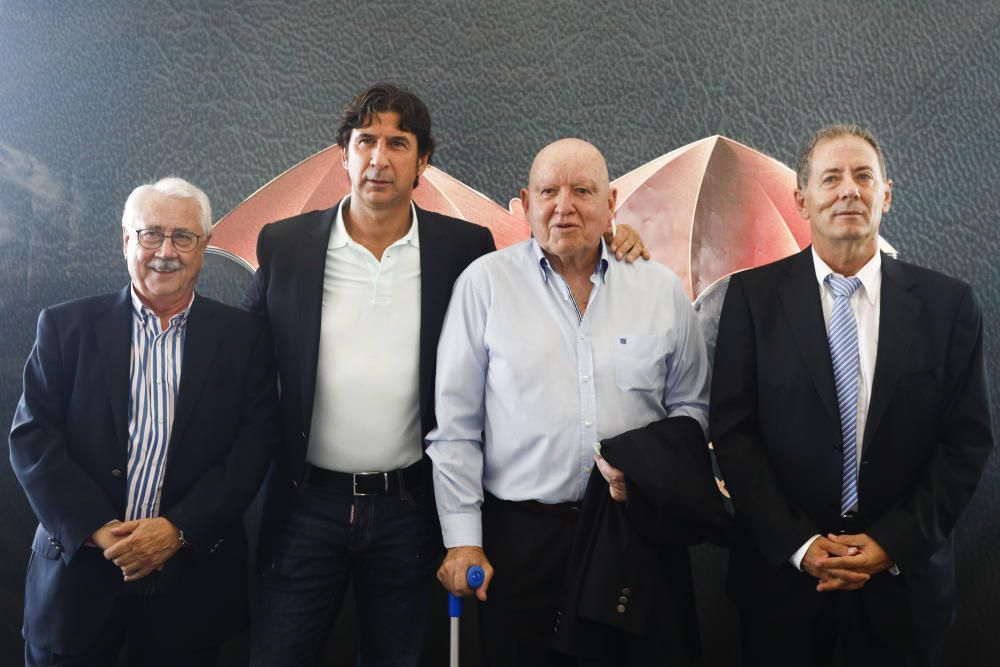 Photocall en la presentación del Centenario del Valencia CF