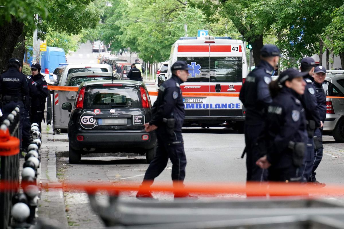 Masacre en una escuela de Belgrado