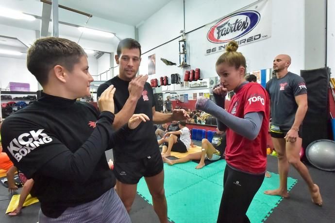 22-04-2019 LAS PALMAS DE GRAN CANARIA. Kick boxing en el gimnasio de Rafa del Toro  | 22/04/2019 | Fotógrafo: Andrés Cruz