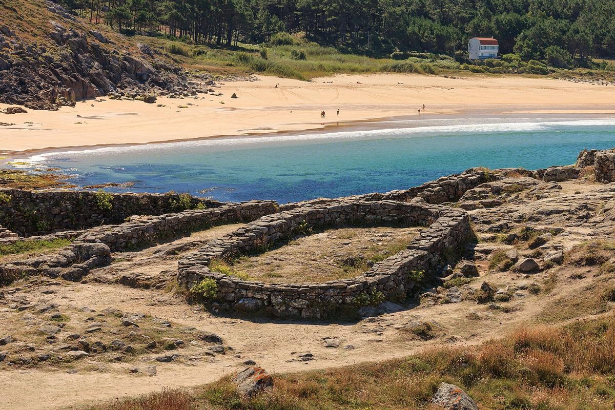 Castro de Baroña. Porto do Son en Galicia